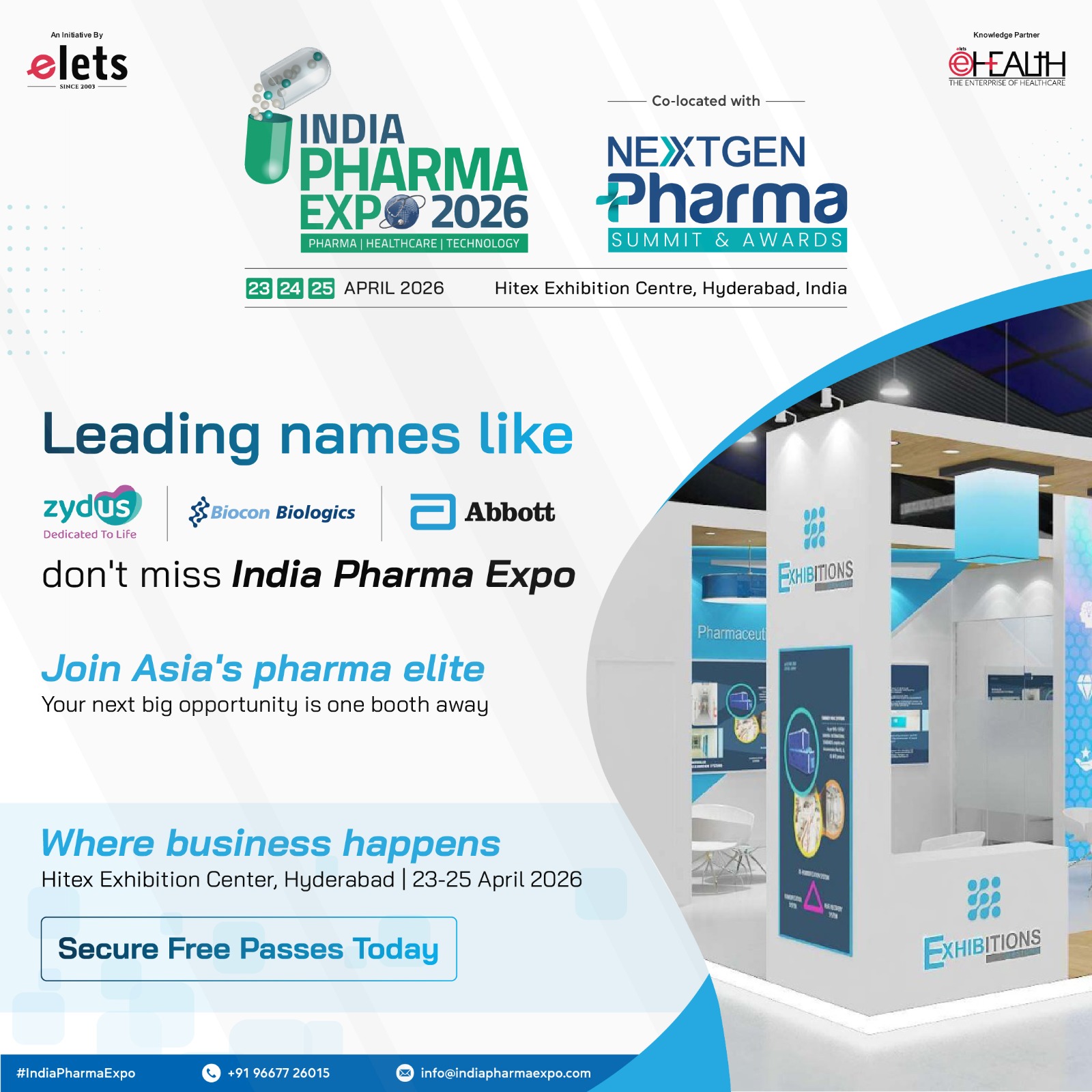 India Pharma Expo 2026 in Hyderabad | Pharma Exhibition India